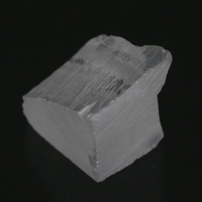 LSO Gem Rough, Blue Fluorescent Glow in the Dark Scintillator Crystal