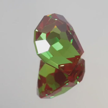 Skull Cut Christmas Garnets, Special Halloween Gems