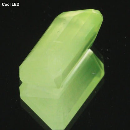 Lumenite® Faceted Stone 11ct, Glow in the Dark Strontium Aluminate Monocrystal