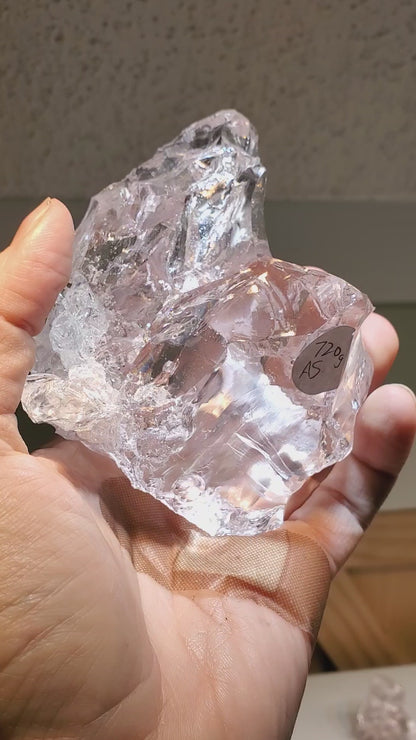 F-35 Fighter Jet Window Sapphire Facet Rough and Shards (F35 Gem)