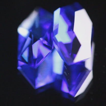 Lab Blue Spinel Long Hexagons (Custom Designs inspired by Ocarina of Time - remake vs original)