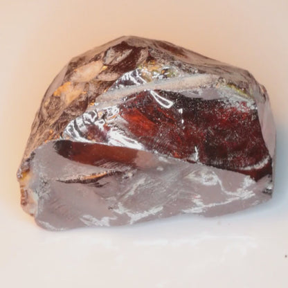 Honey Rutile Facet Rough