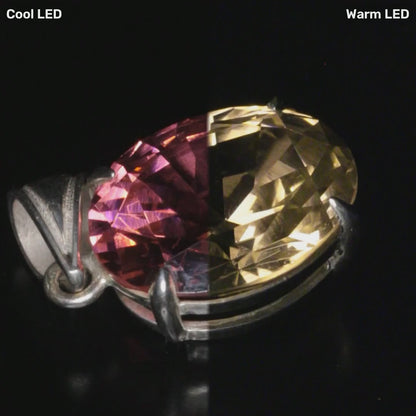 Erbium Laser Garnet Jewelry in Sterling Silver (YAG:Er Pendants and Earrings)