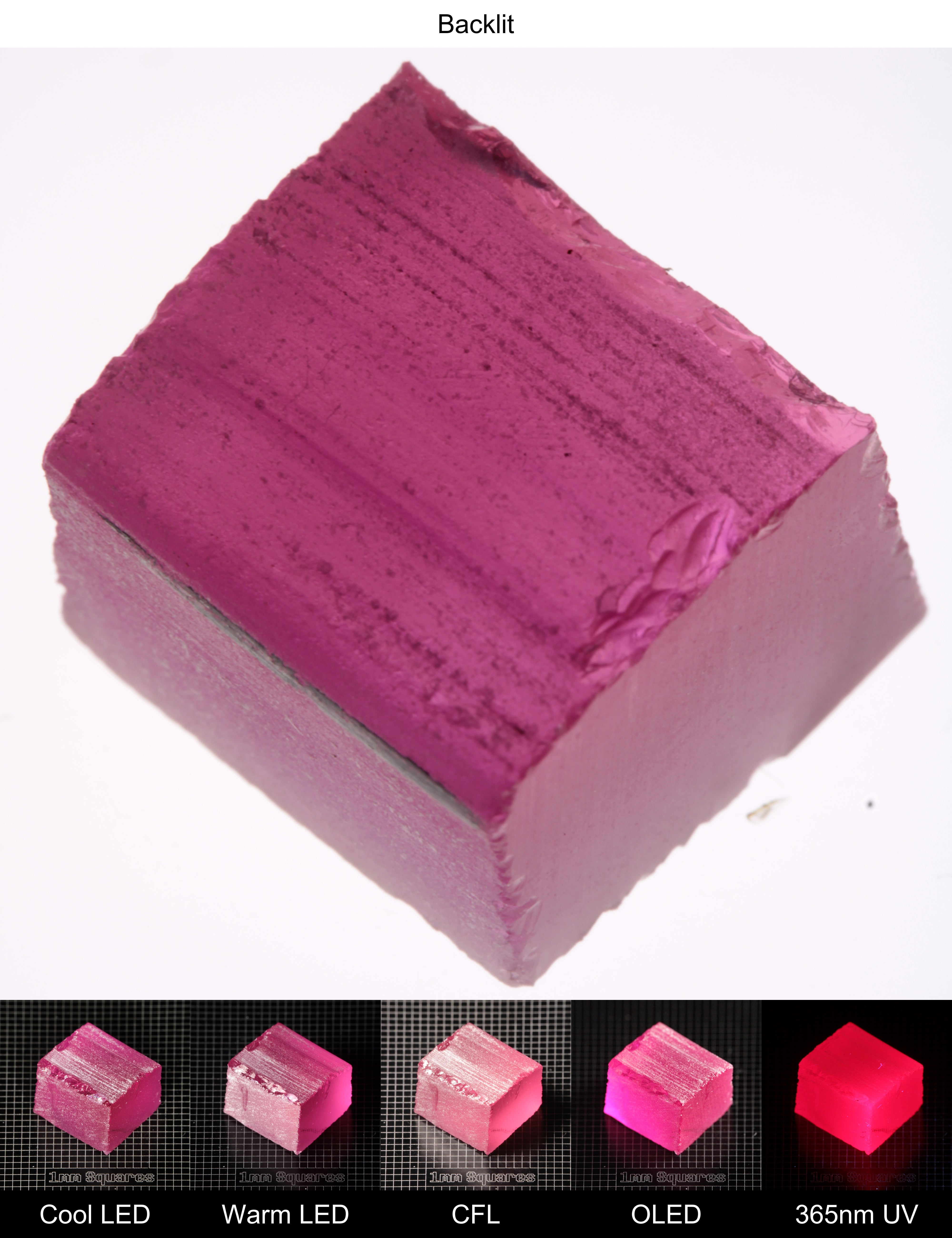 Pink Ruby Rough Block 4-5g Gem Rough