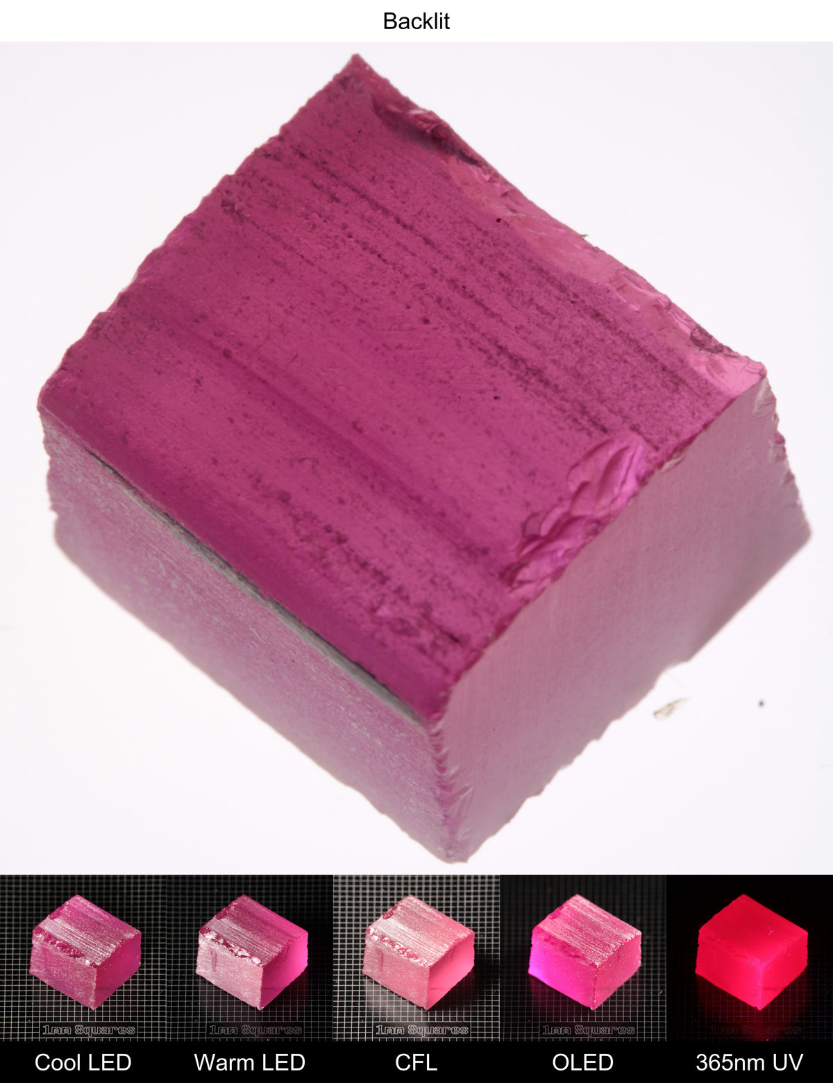 Pink Ruby Rough Block 4-5g Gem Rough