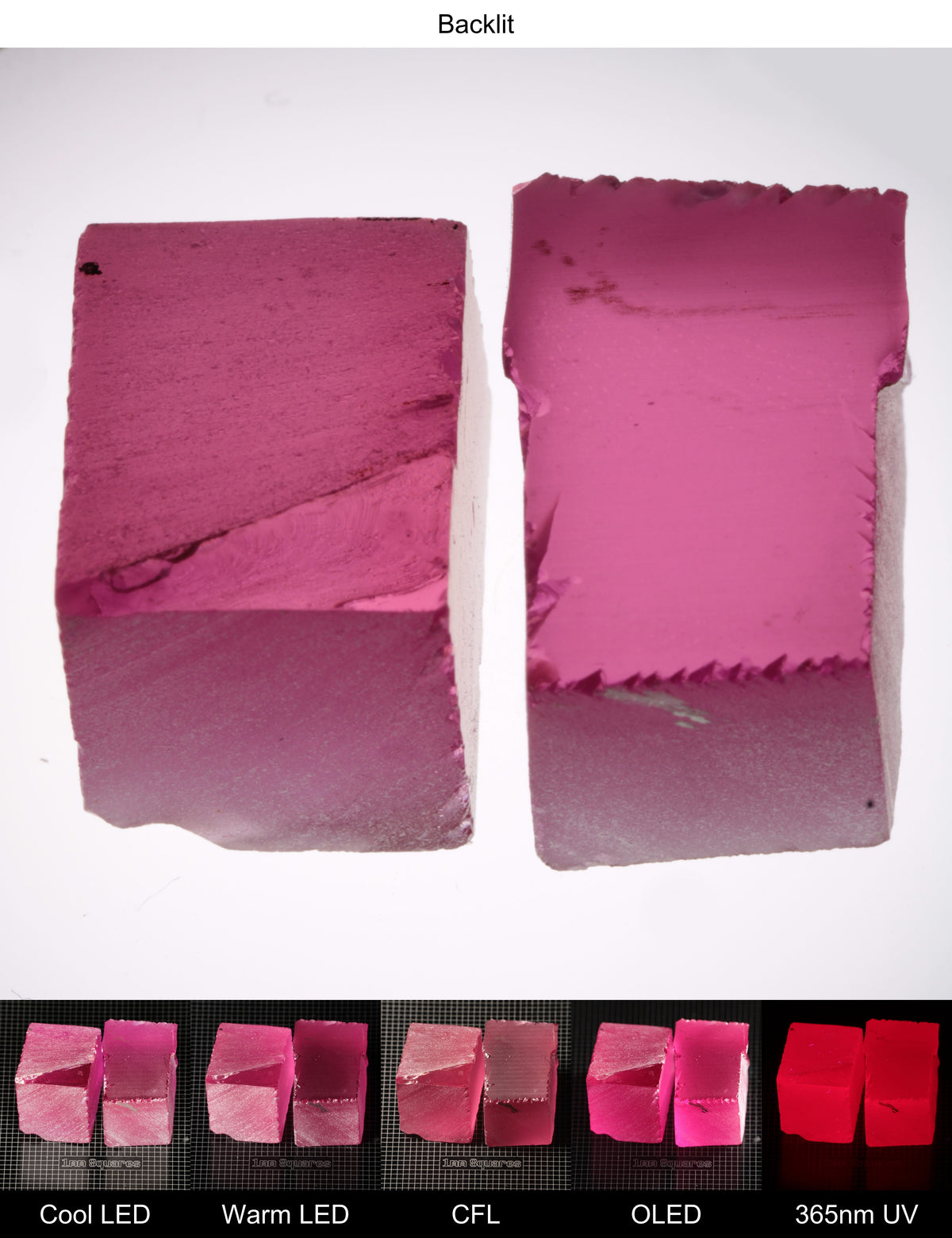 Pink Ruby Rough Block 9-10g Gem Rough