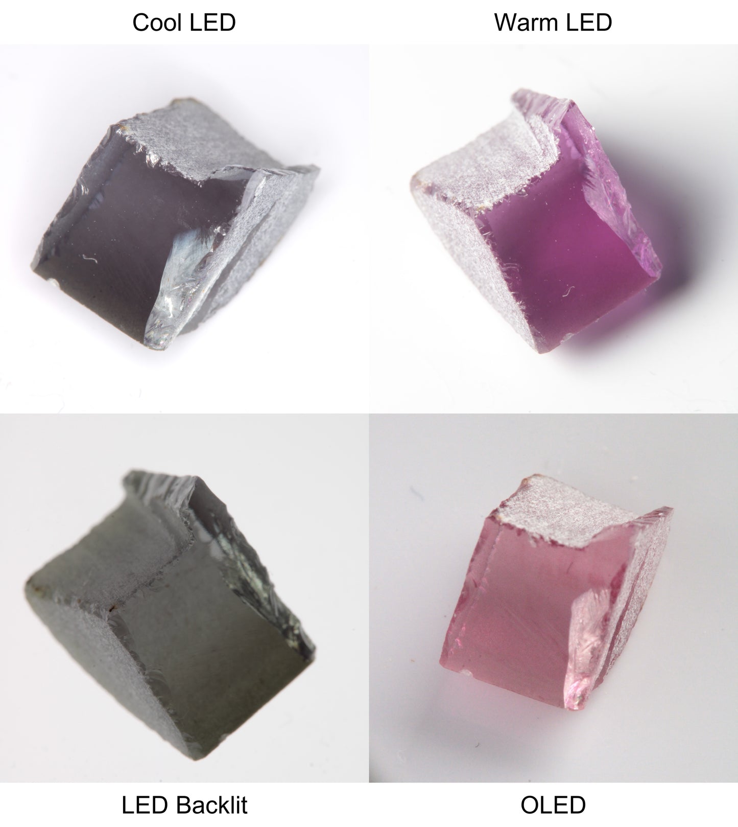 Purple/Pink Color Change Edge Quarter Shaped Sapphire Rough
