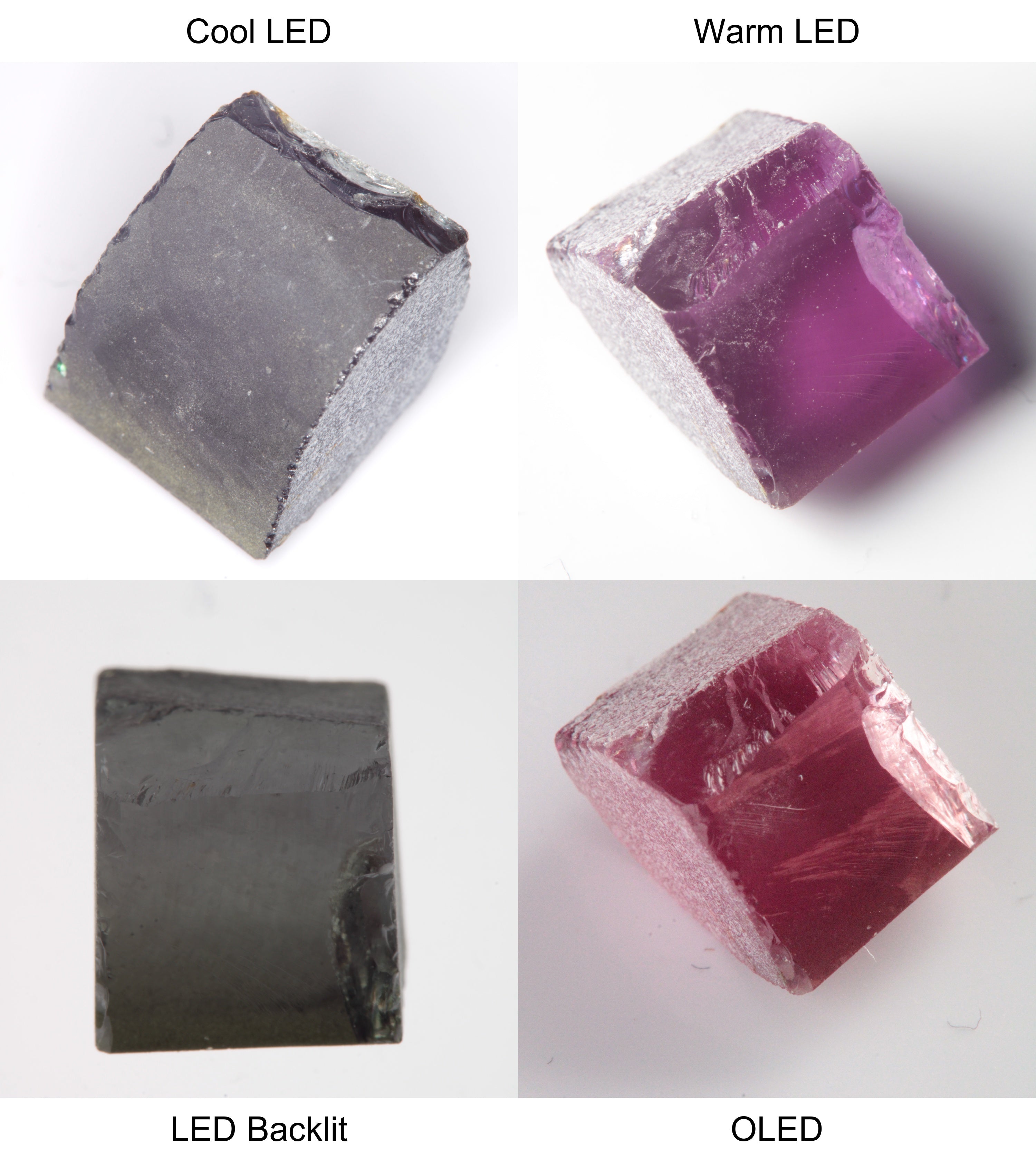 Purple/Pink Color Change Edge Quarter Shaped Sapphire Rough