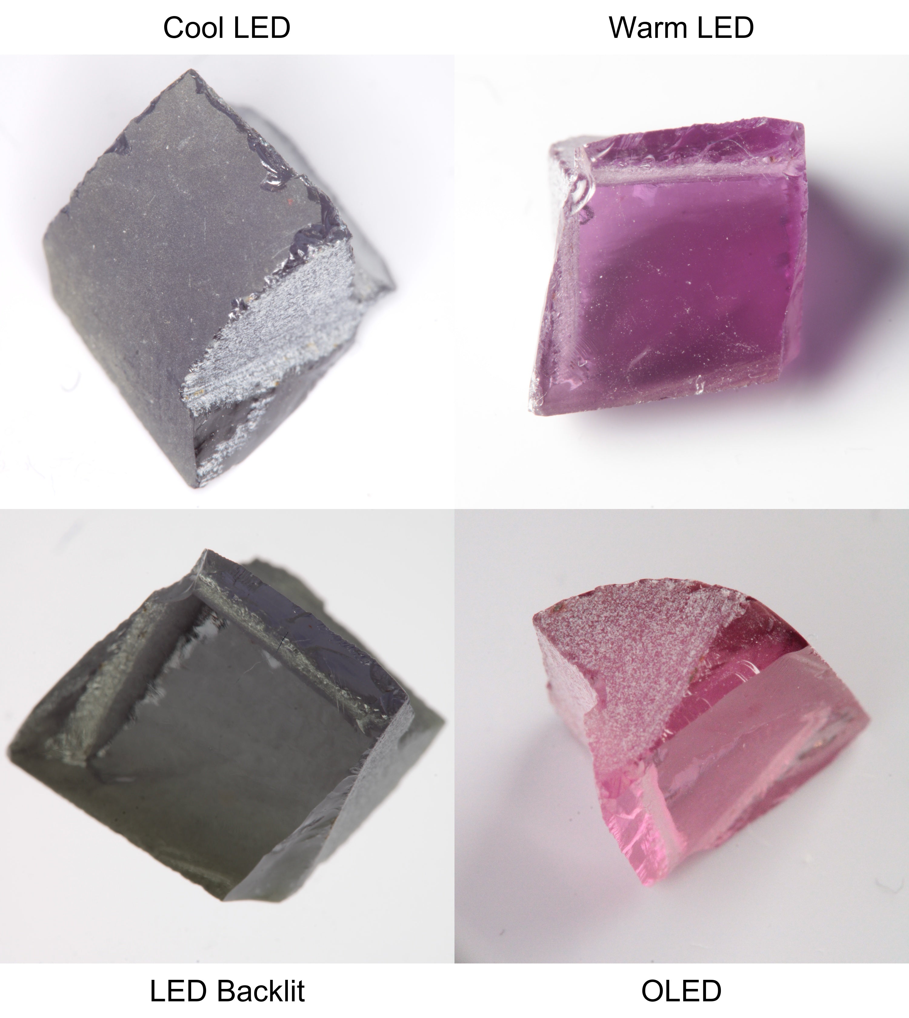 Purple/Pink Color Change Edge Quarter Shaped Sapphire Rough