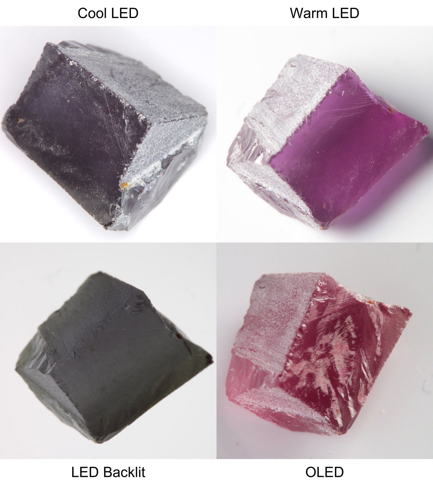 Purple/Pink Color Change Edge Quarter Shaped Sapphire Rough
