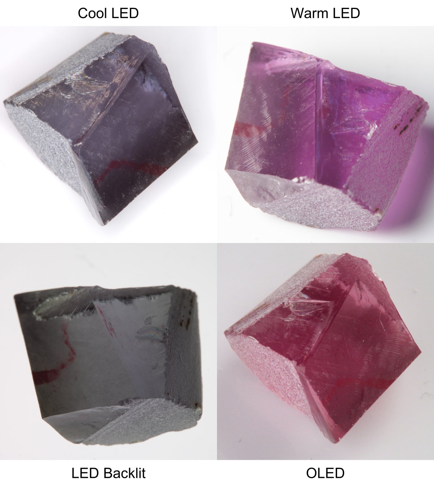 Purple/Pink Color Change Edge Quarter Shaped Sapphire Rough