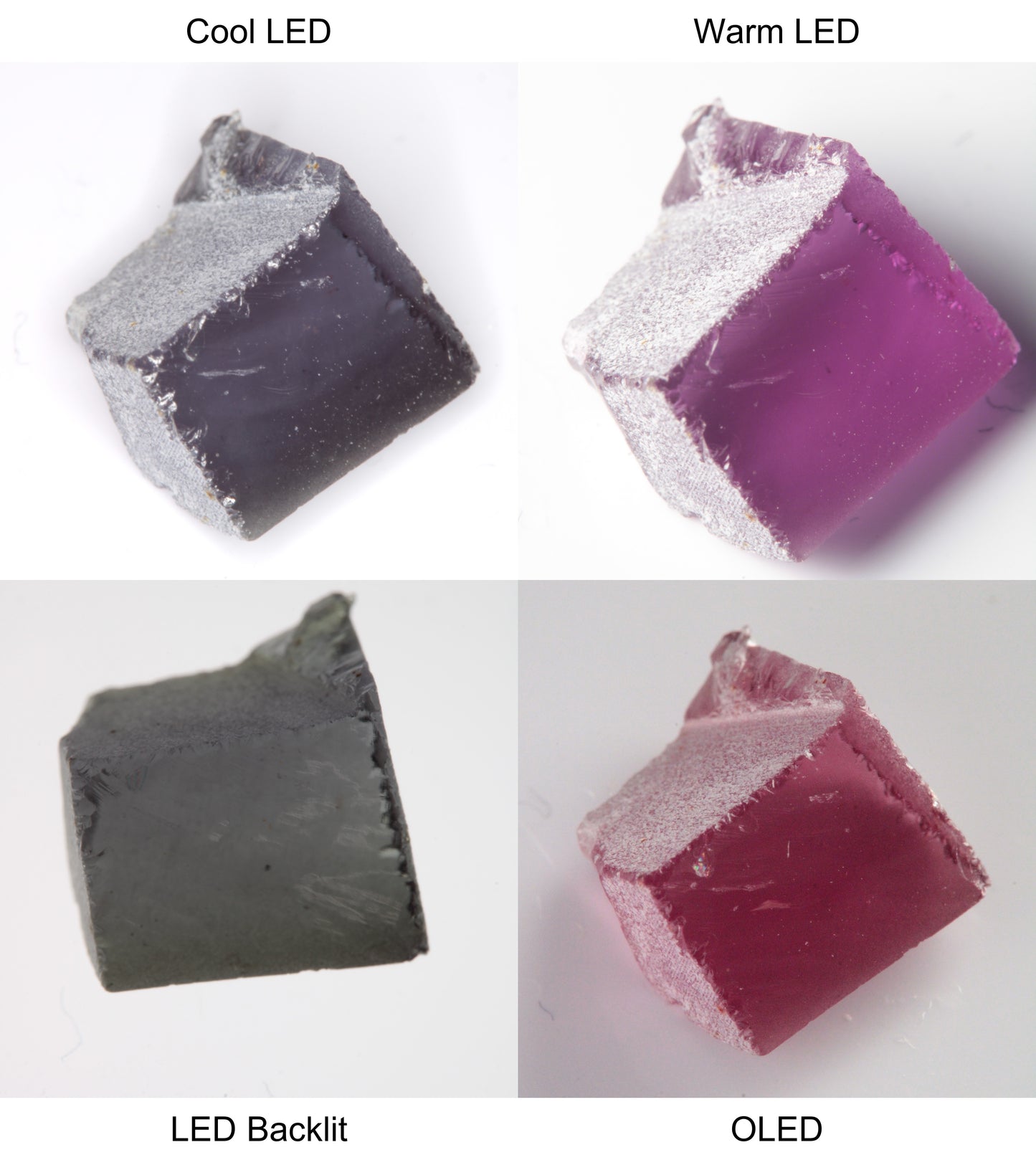 Purple/Pink Color Change Edge Quarter Shaped Sapphire Rough