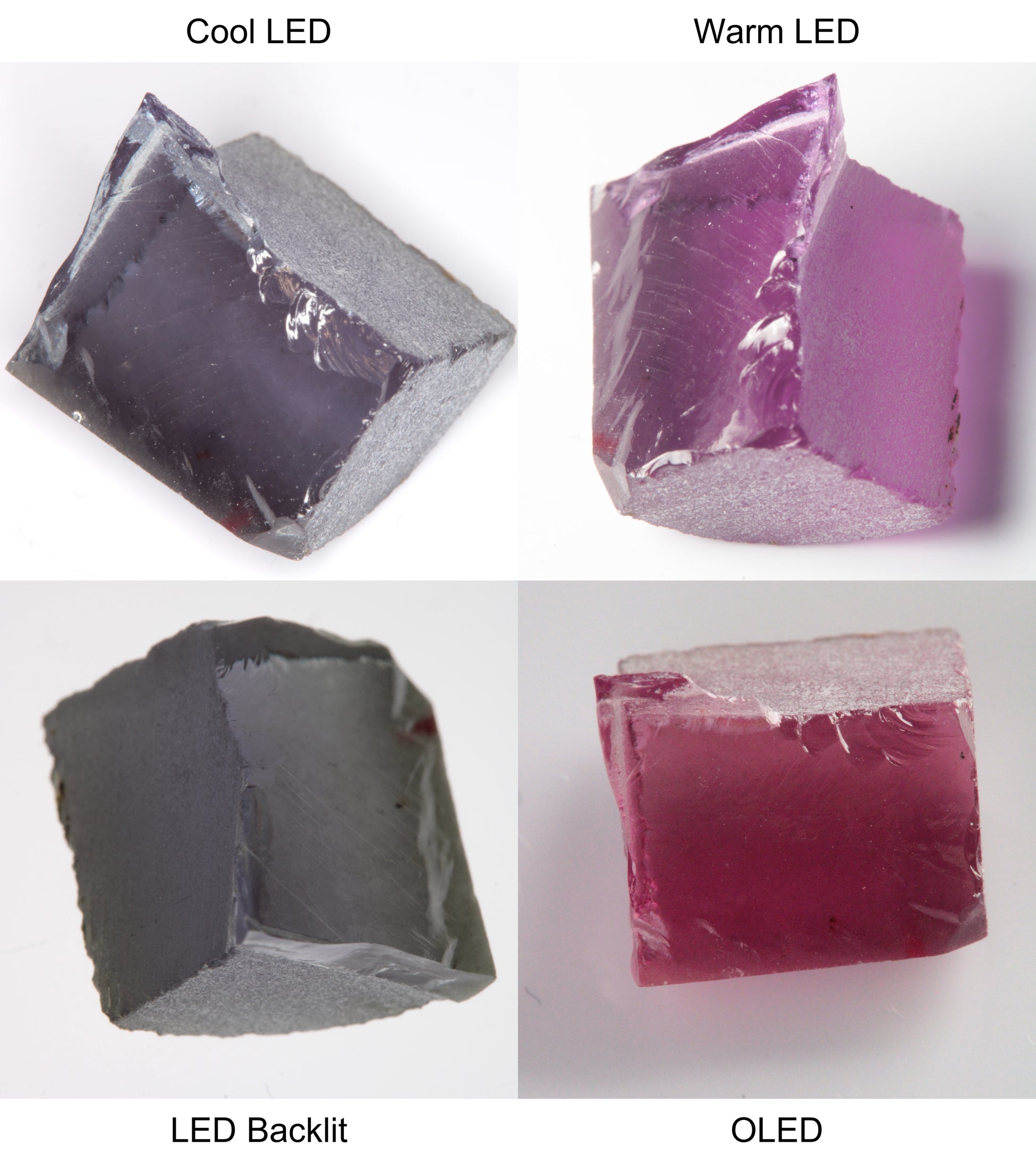 Purple/Pink Color Change Edge Quarter Shaped Sapphire Rough