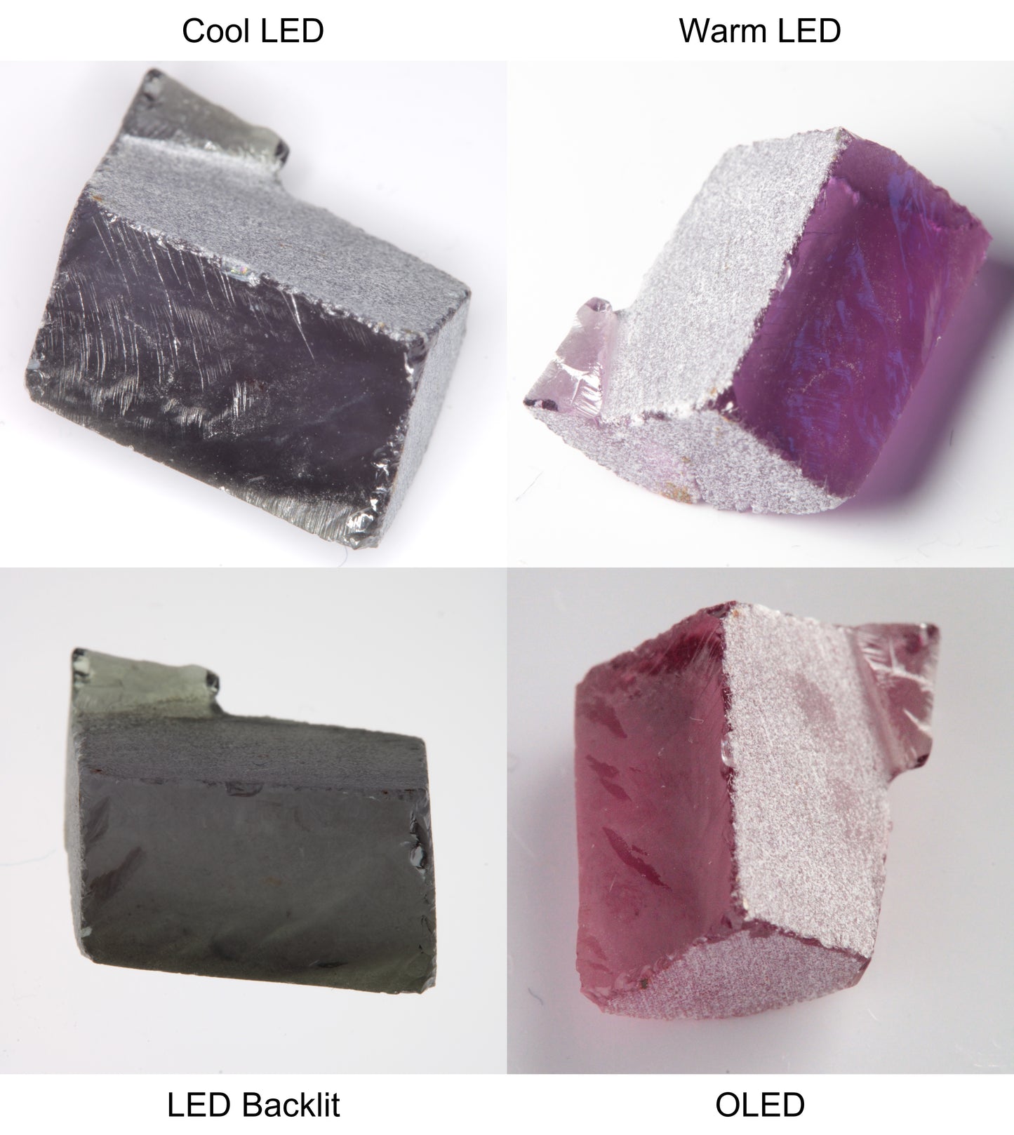 Purple/Pink Color Change Edge Quarter Shaped Sapphire Rough