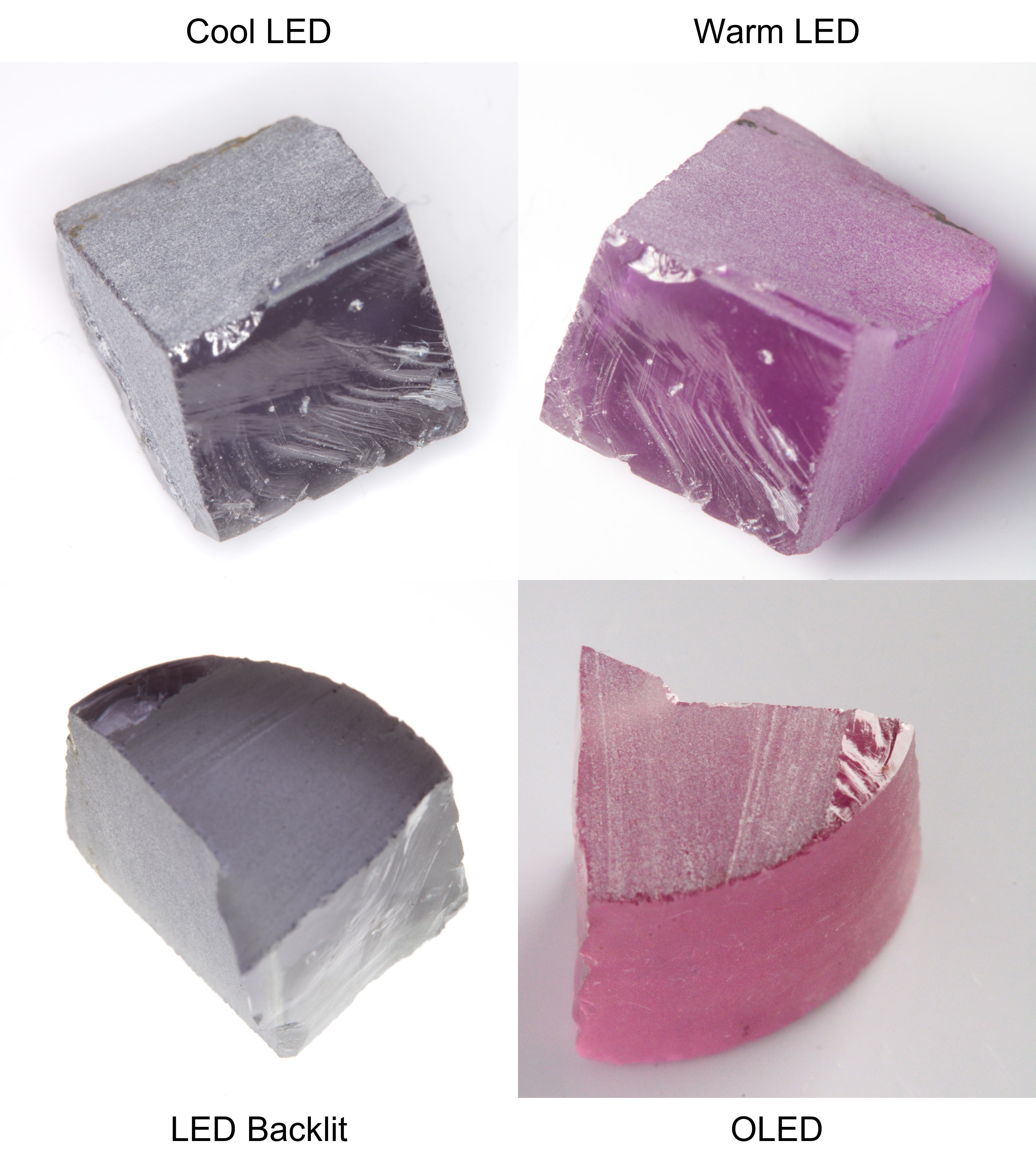 Purple/Pink Color Change Edge Quarter Shaped Sapphire Rough