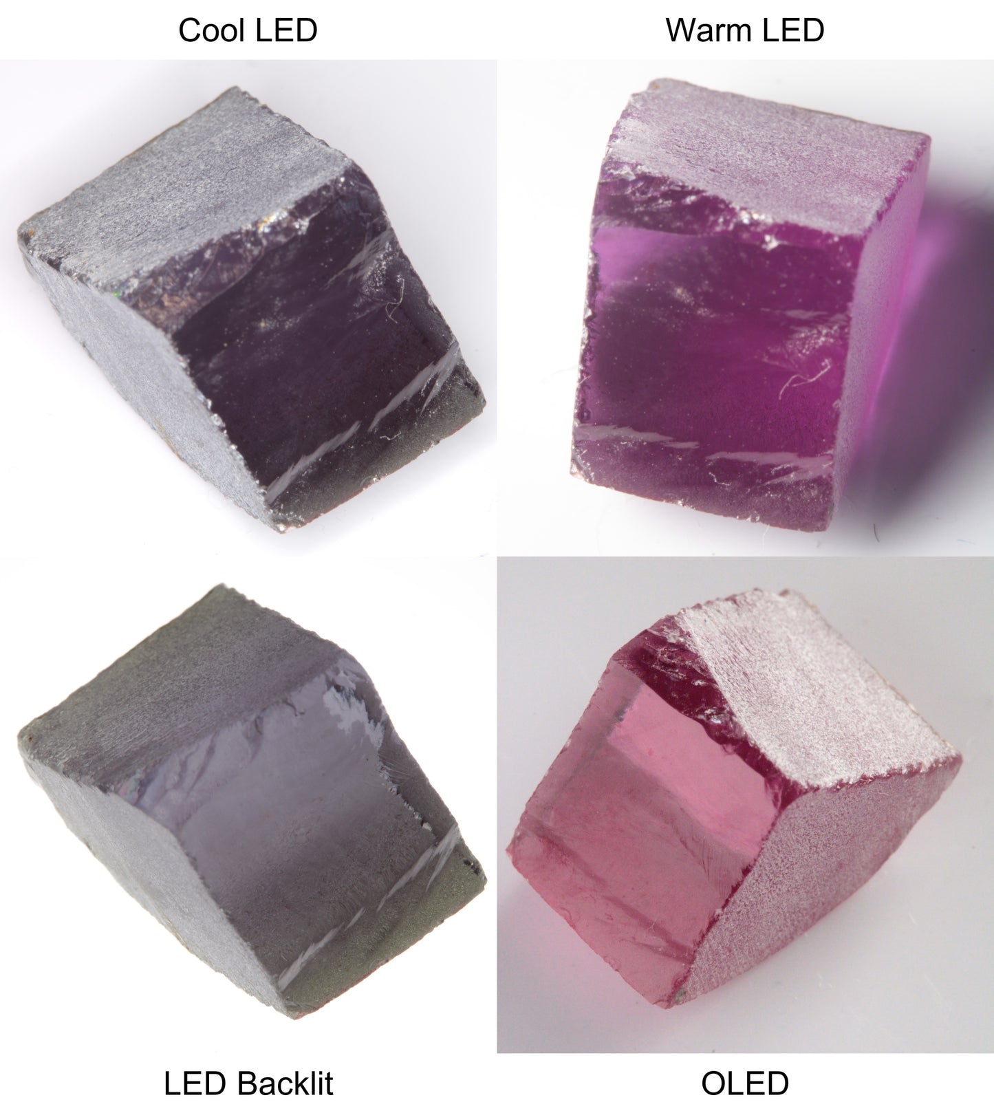 Purple/Pink Color Change Edge Quarter Shaped Sapphire Rough