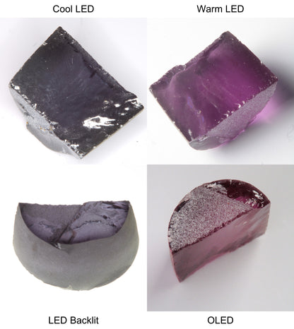 Purple/Pink Color Change Semicircle Shaped Sapphire Rough