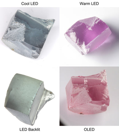 Purple/Pink Color Change Semi Block Shaped Sapphire Rough