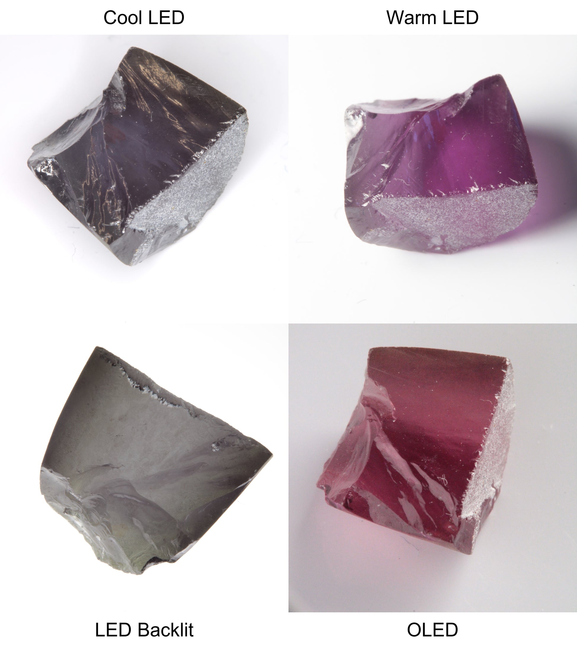 Purple/Pink Color Change Semicircle Shaped Sapphire Rough