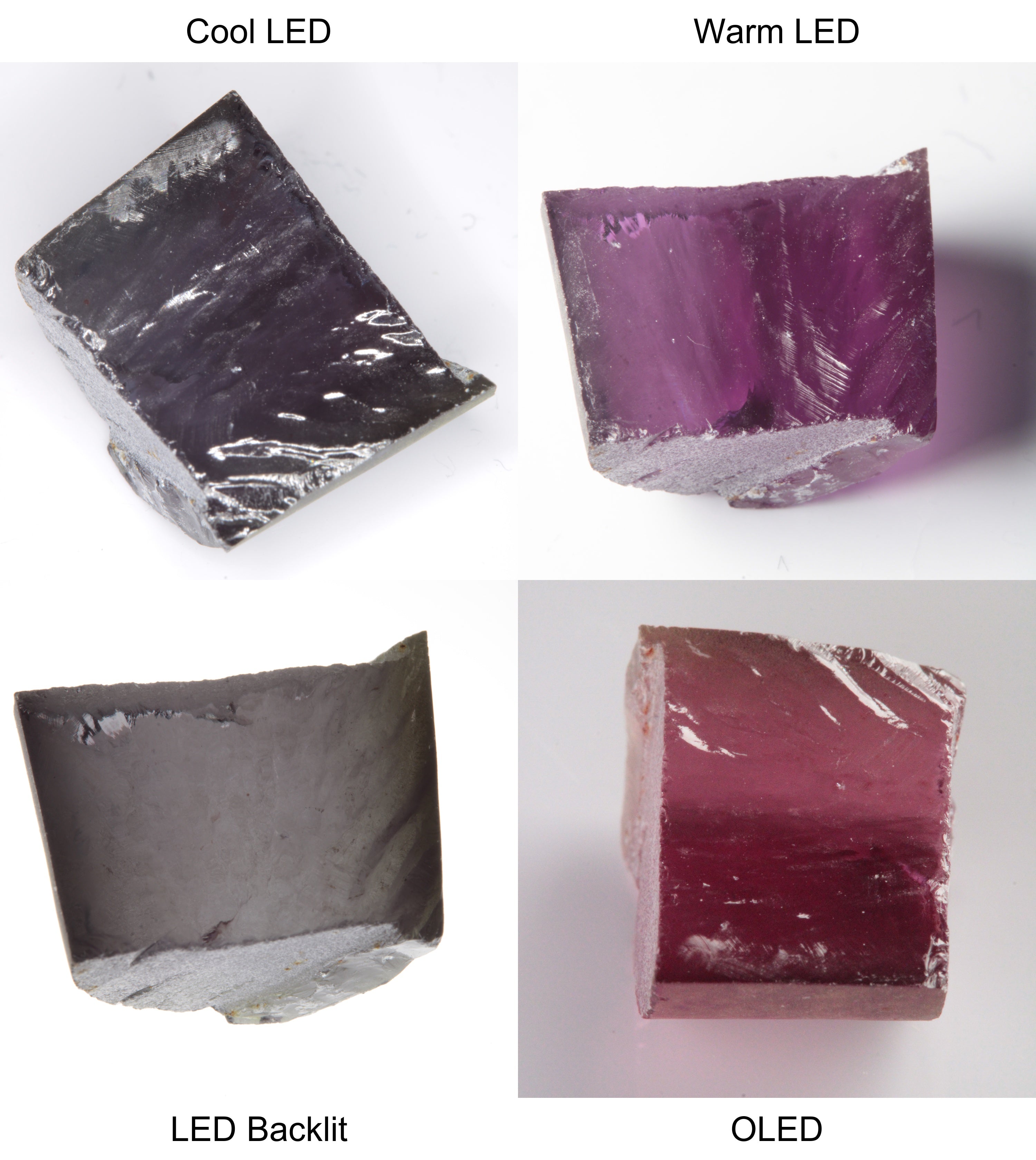 Purple/Pink Color Change Semicircle Shaped Sapphire Rough