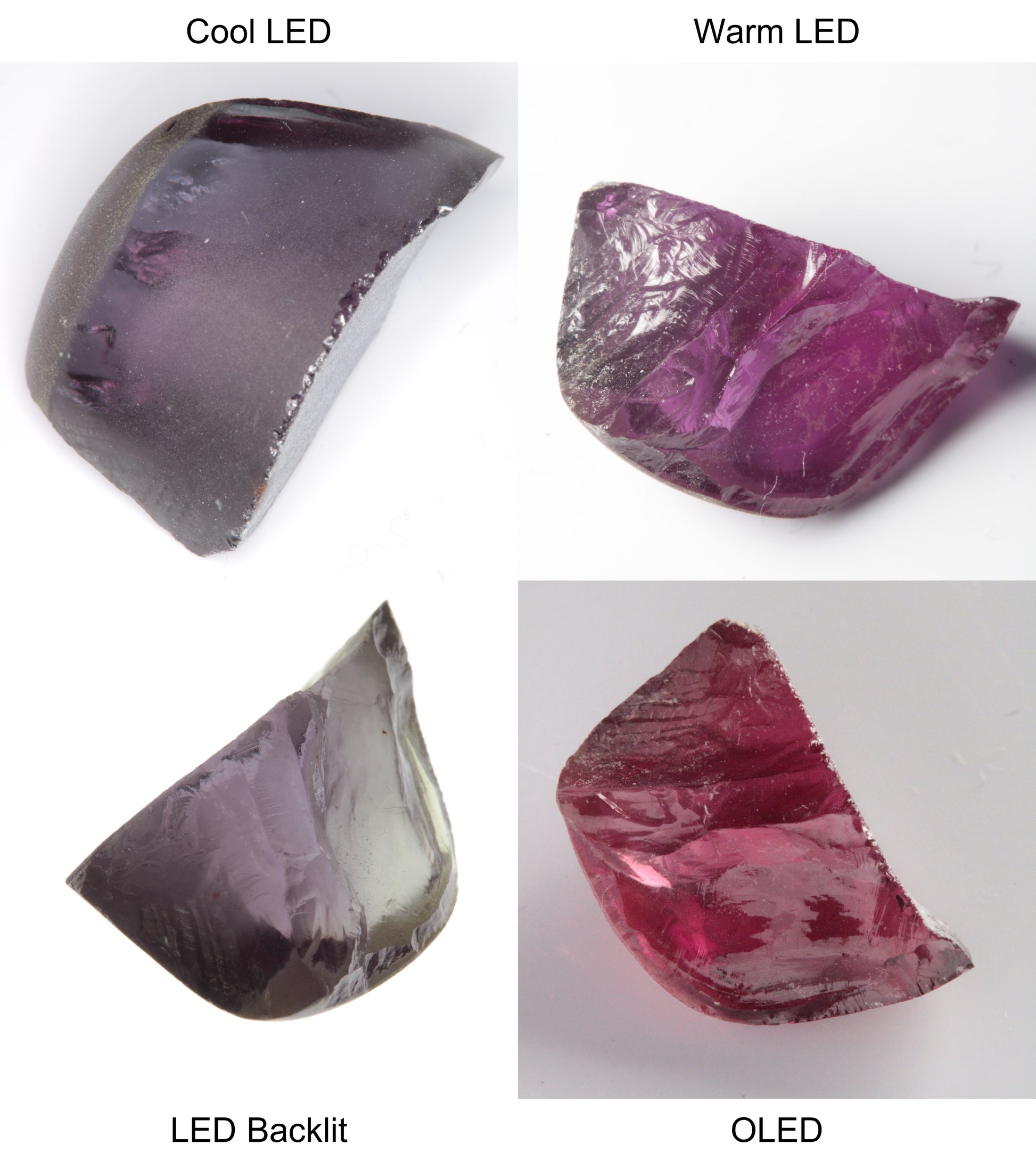 Purple/Pink Color Change Partial Arc Tail Shaped Sapphire Rough