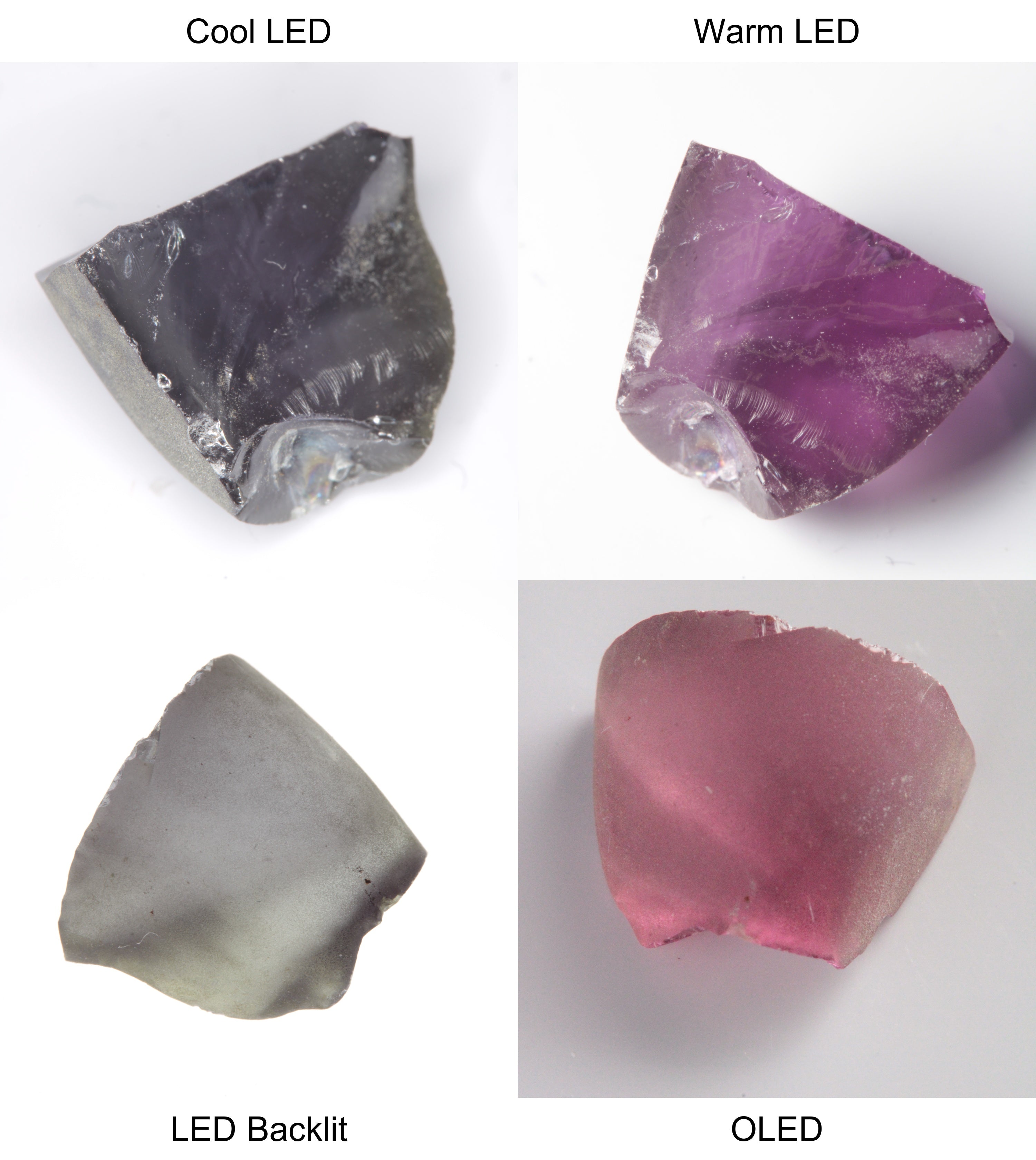 Purple/Pink Color Change Semicone Shaped Sapphire Rough