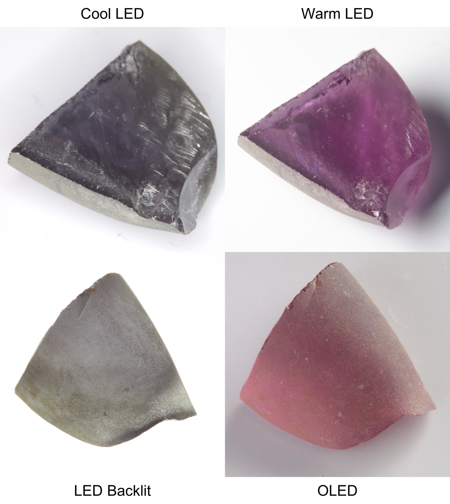 Purple/Pink Color Change Semicone Shaped Sapphire Rough