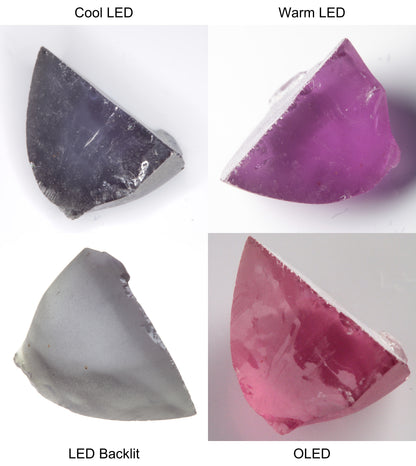 Purple/Pink Color Change Semicone Shaped Sapphire Rough