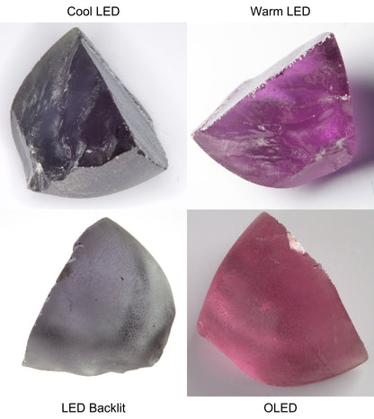 Purple/Pink Color Change Semicone Shaped Sapphire Rough