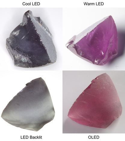 Purple/Pink Color Change Semicone Shaped Sapphire Rough