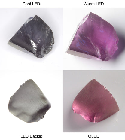 Purple/Pink Color Change Semicone Shaped Sapphire Rough