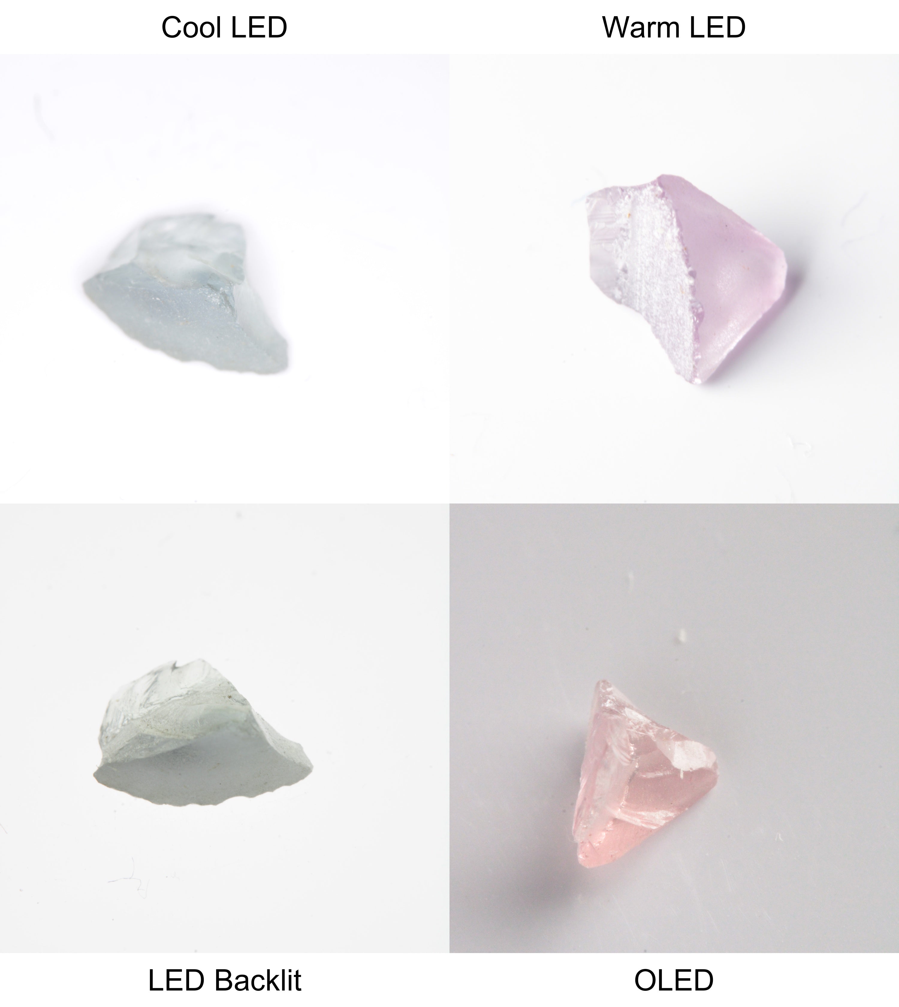 Purple/Pink Color Change Shard Shaped Sapphire Rough
