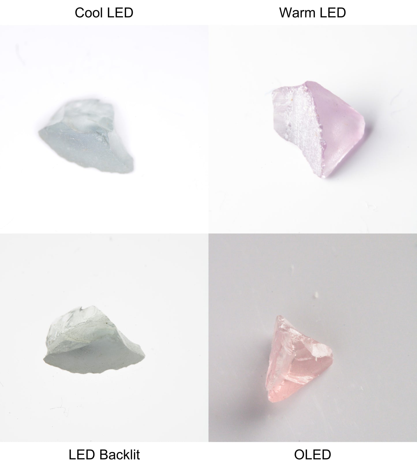 Purple/Pink Color Change Shard Shaped Sapphire Rough