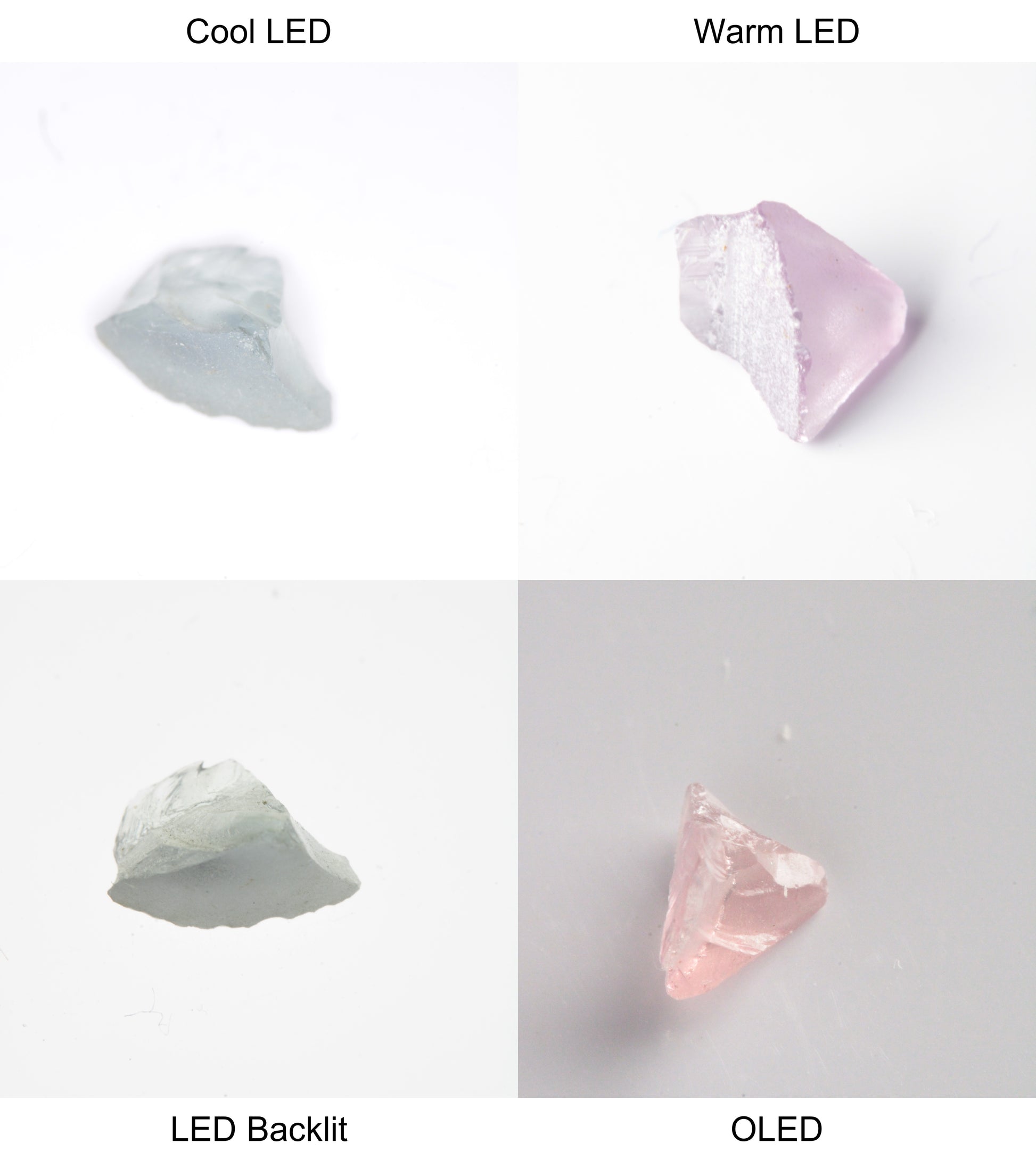 Purple/Pink Color Change Shard Shaped Sapphire Rough