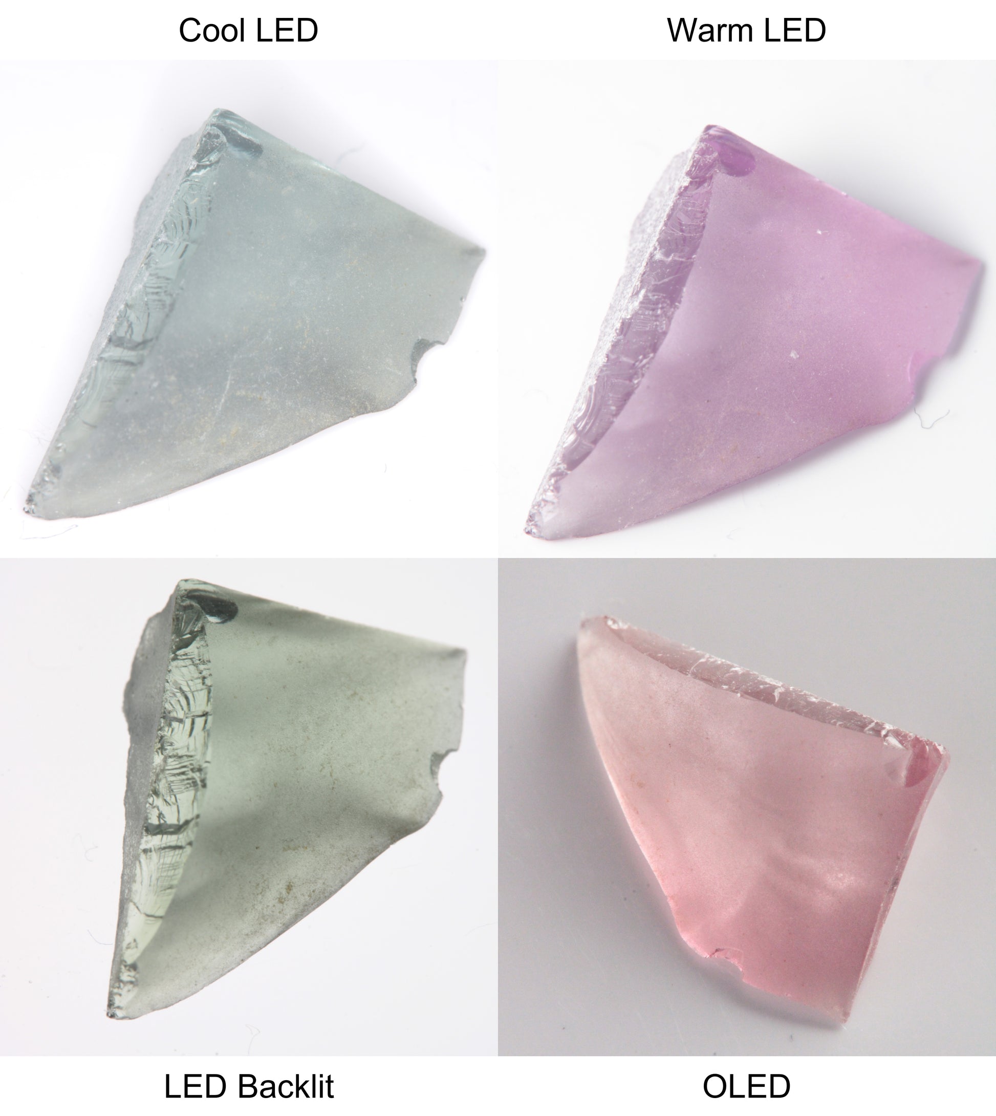 Purple/Pink Color Change Shard Shaped Sapphire Rough