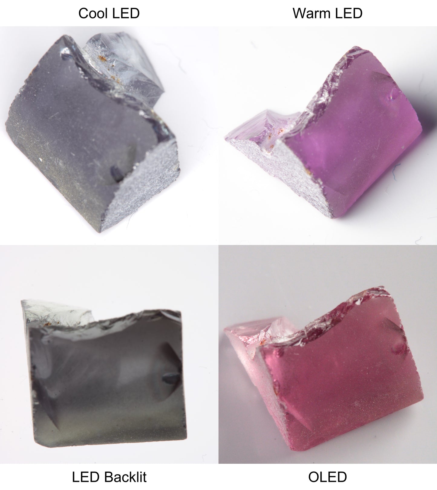 Purple/Pink Color Change Shard Shaped Sapphire Rough