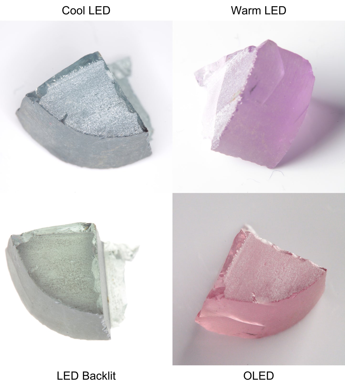 Purple/Pink Color Change Small Edge Quarter Shaped Sapphire Rough