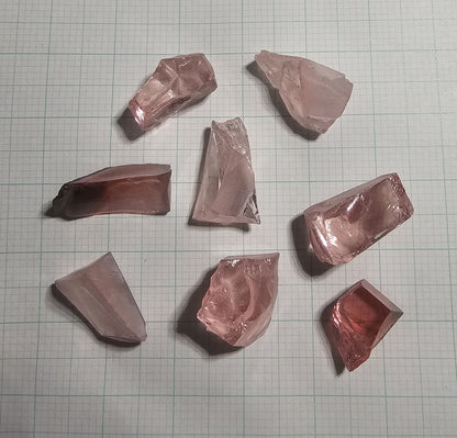 Titanium Laser Sapphire Facet Rough Lab Created Crystals