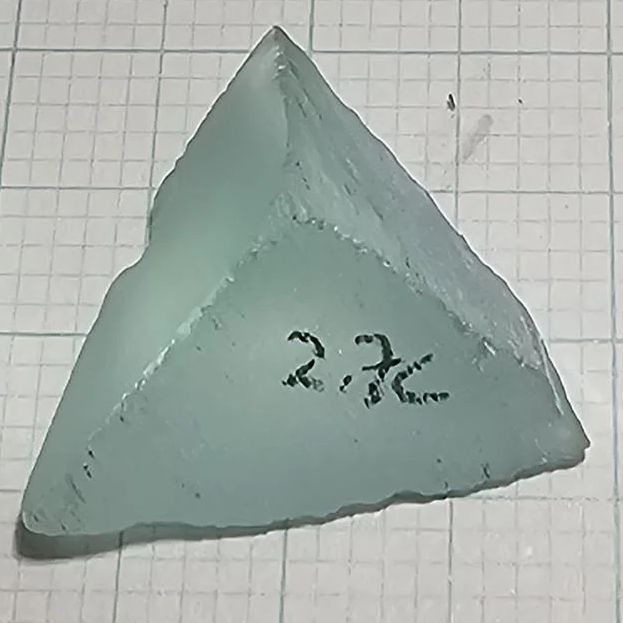 Light Blue Laser Garnet Facet Rough, Yb YAG