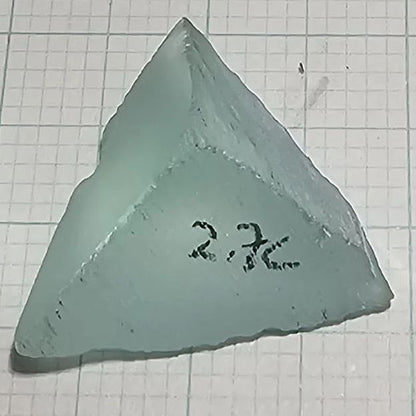 Light Blue Laser Garnet Facet Rough, Yb YAG