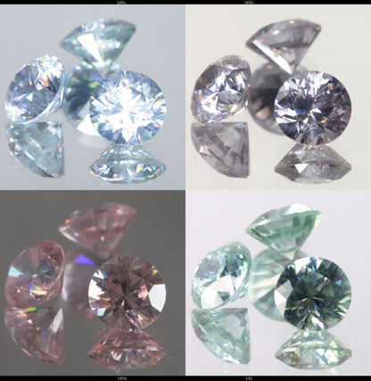 Lab Wakefieldite Calibrated Loose Gems aka Yttrium Orthovanadate Nd:YVo4